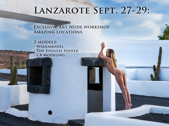 Lanzarote Sept. 27-29: Exclusive Art Nude workshop