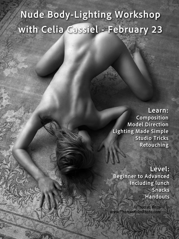 Nude Body-Lighting Workshop with Celia Cassiel – February 23