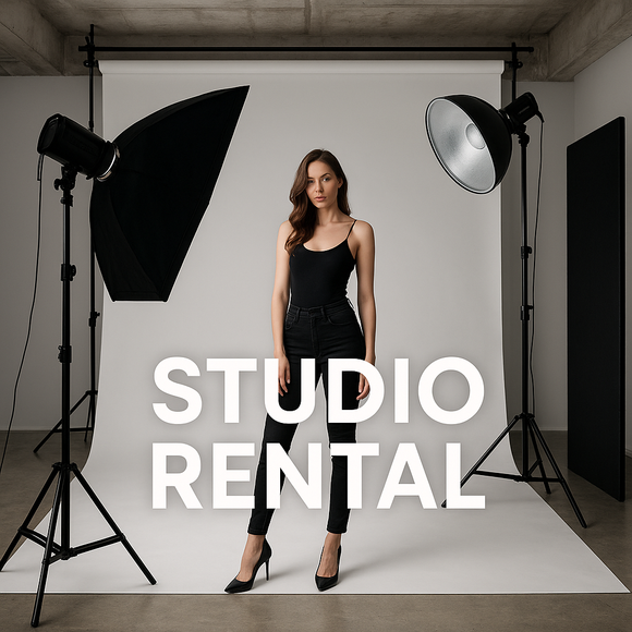 Studio Booking & Reservation prepayment 3 hours  - incl. flash.